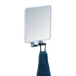 Antibeschlagspiegel 'Vacuum-Loc Quadro' verchromt 14 x 19,5 x 8 cm