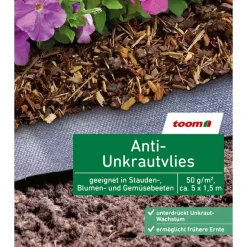 Anti-Unkrautvlies 50 g/m² 500 x 150 cm