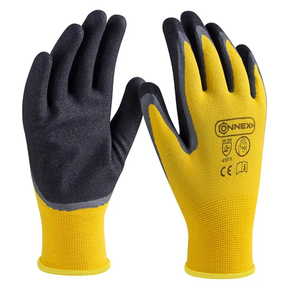 Arbeitshandschuh 'Outdoor Best Grip' gelb/grau/schwarz Größe 10/XL