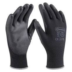 Arbeitshandschuh 'Economic Touch' schwarz Größe 9/L