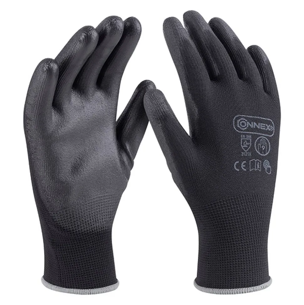 Arbeitshandschuh 'Economic Touch' schwarz Größe 9/L