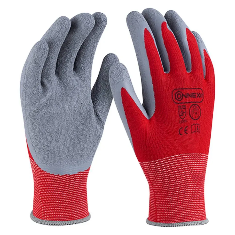 Arbeitshandschuh 'Outdoor Grip' rot/grau Größe 9/L