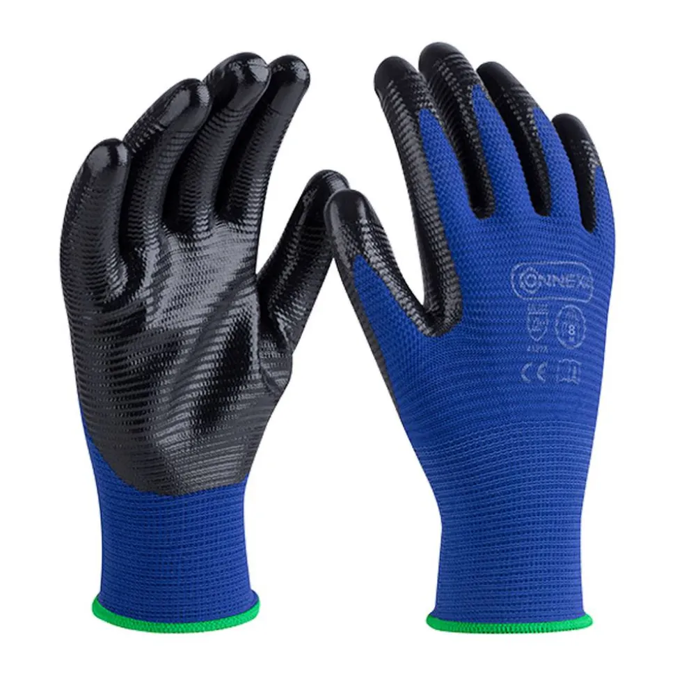 Arbeitshandschuh 'Pro Liquid Grip' blau/schwarz Größe 8/M