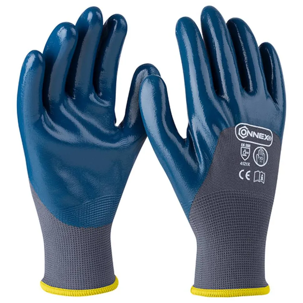 Arbeitshandschuh 'Pro Liquid 3/4 Coating' grau/blau Größe 10/XL