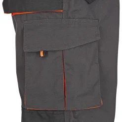 Arbeitshose grau/orange Gr. 58