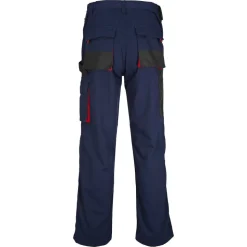 Arbeitshose marineblau/rot Gr. 54
