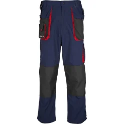 Arbeitshose marineblau/rot Gr. 56