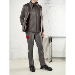 Arbeitsjacke mit Fleecefutter 'B-100' grau Größe XXL