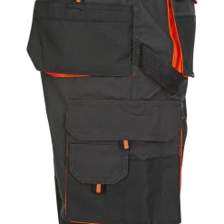 Arbeitslatzhose grau/orange Gr. 56