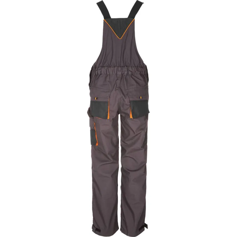 Arbeitslatzhose grau/orange Gr. 52