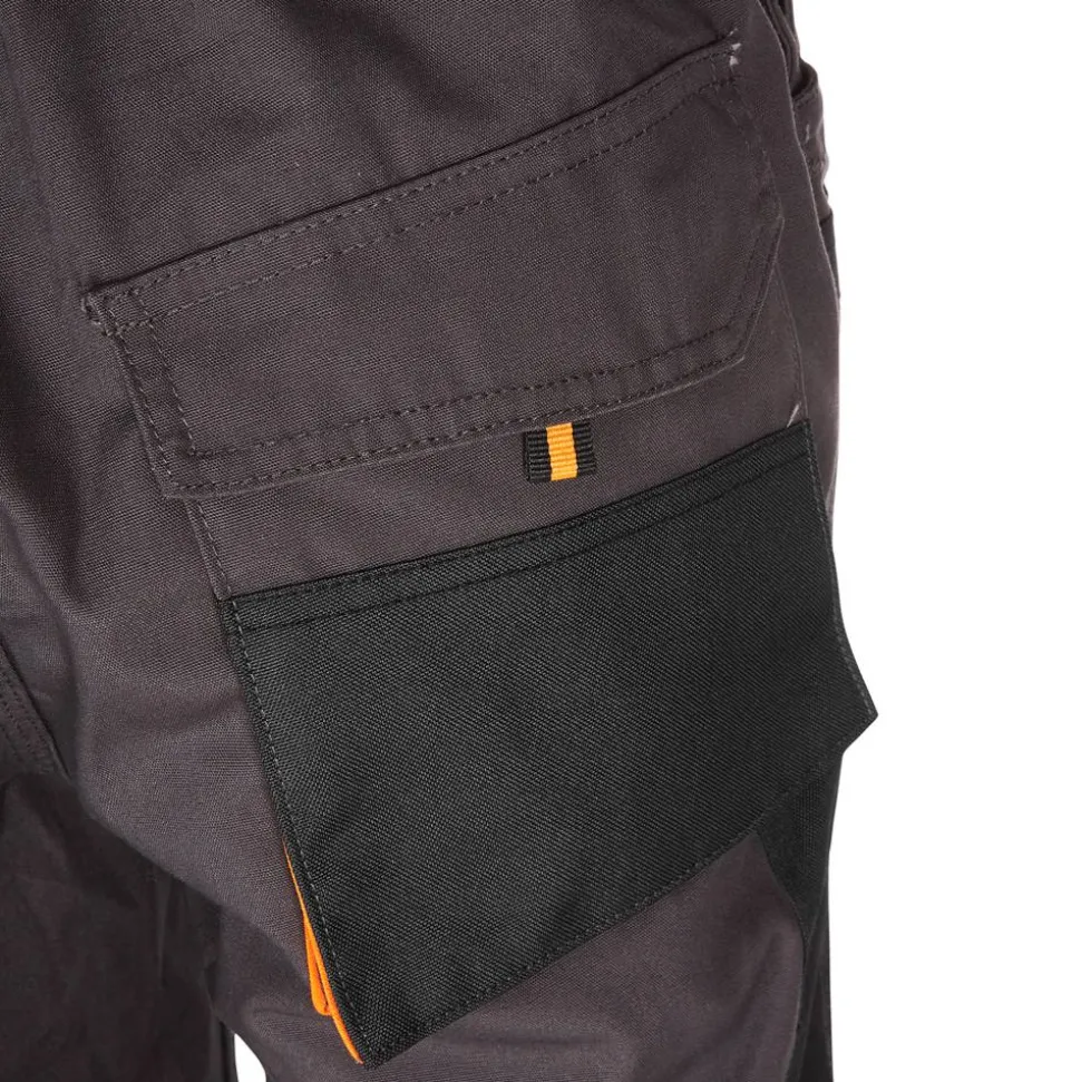 Arbeitslatzhose grau/orange Gr. 52