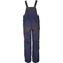Arbeitslatzhose marineblau/rot Gr. 50