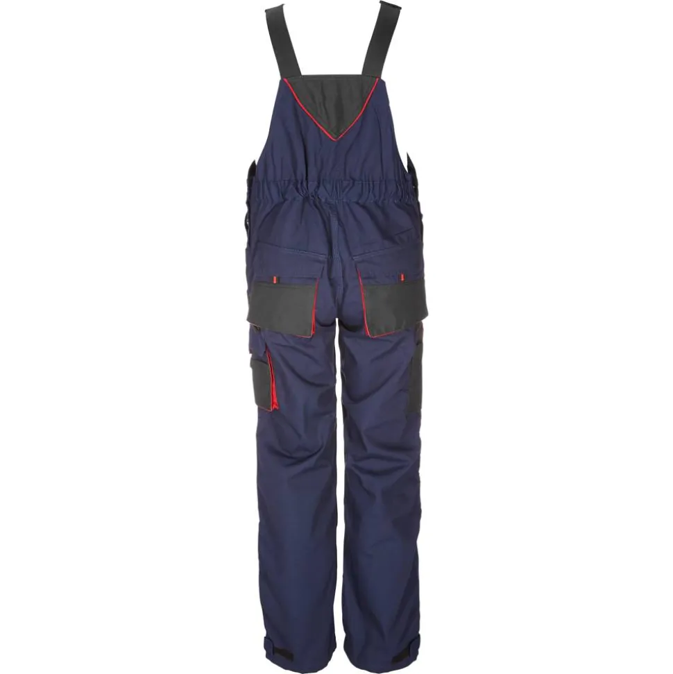Arbeitslatzhose marineblau/rot Gr. 50