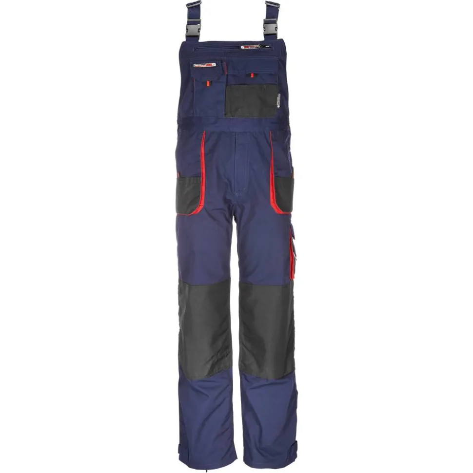 Arbeitslatzhose marineblau/rot Gr. 50