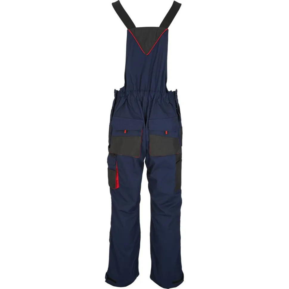 Arbeitslatzhose marineblau/rot Gr. 58