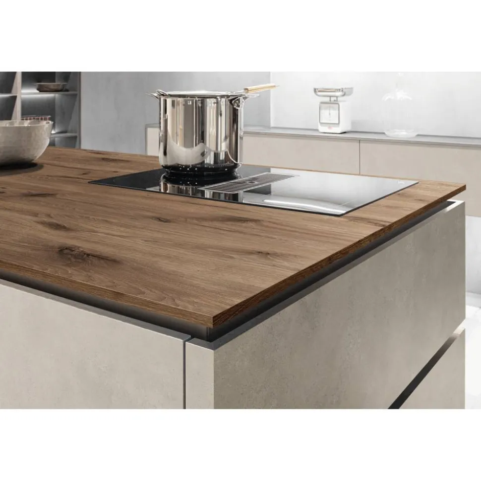 Arbeitsplatte 'Eiche Castell 32360' 4100 x 600 x 38 mm