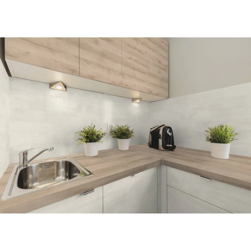 Arbeitsplatte 'Native Oak Light' hellbraun 4100 x 635 x 38 mm