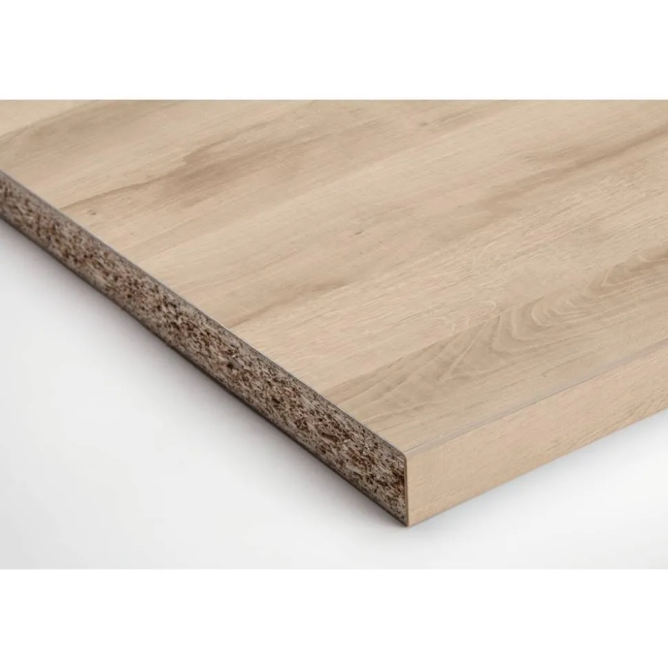 Arbeitsplatte 'Native Oak Light' hellbraun 4100 x 635 x 38 mm