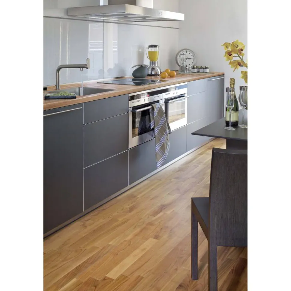 Arbeitsplatte 'Nuss Butcherbloc' braun 4100 x 600 x 38 mm