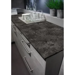 Arbeitsplatte 'Schiefer 3953' grau 2800 x 635 x 28 mm