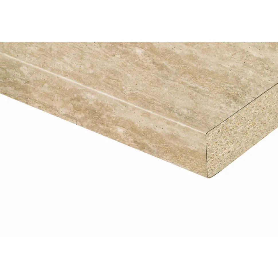 Arbeitsplatte '37910 Tibur' beige 4100 x 600 x 38 mm
