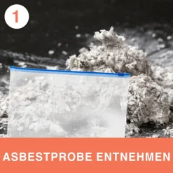 Asbesttest 'Materialgruppe 1' Laboranalyse