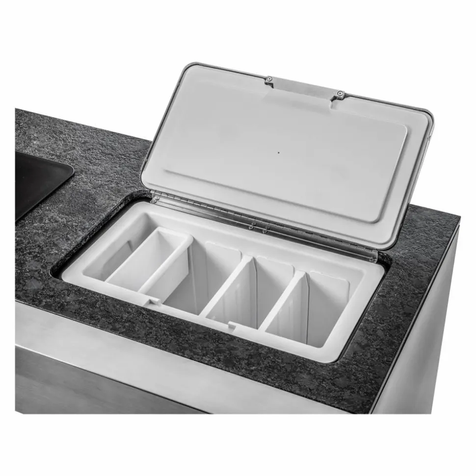 Außenküchen-Modul mit Spüle 'Ultimate Entertainment' Edelstahl 127 x 123,5 x 63,5 cm