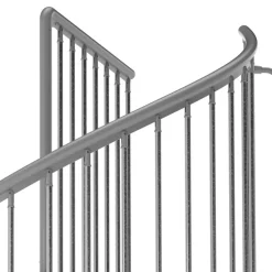 Außenspindeltreppe 'Gardenspin' Metall 14 Lochblechstufen Ø 125 cm