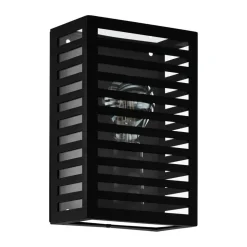 Außenwandleuchte 'Alamonte 3' schwarz E27 60 W