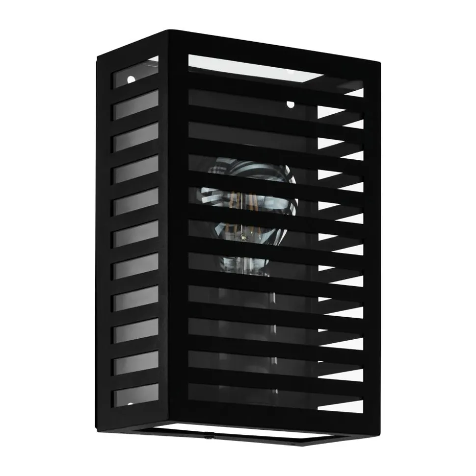 Außenwandleuchte 'Alamonte 3' schwarz E27 60 W