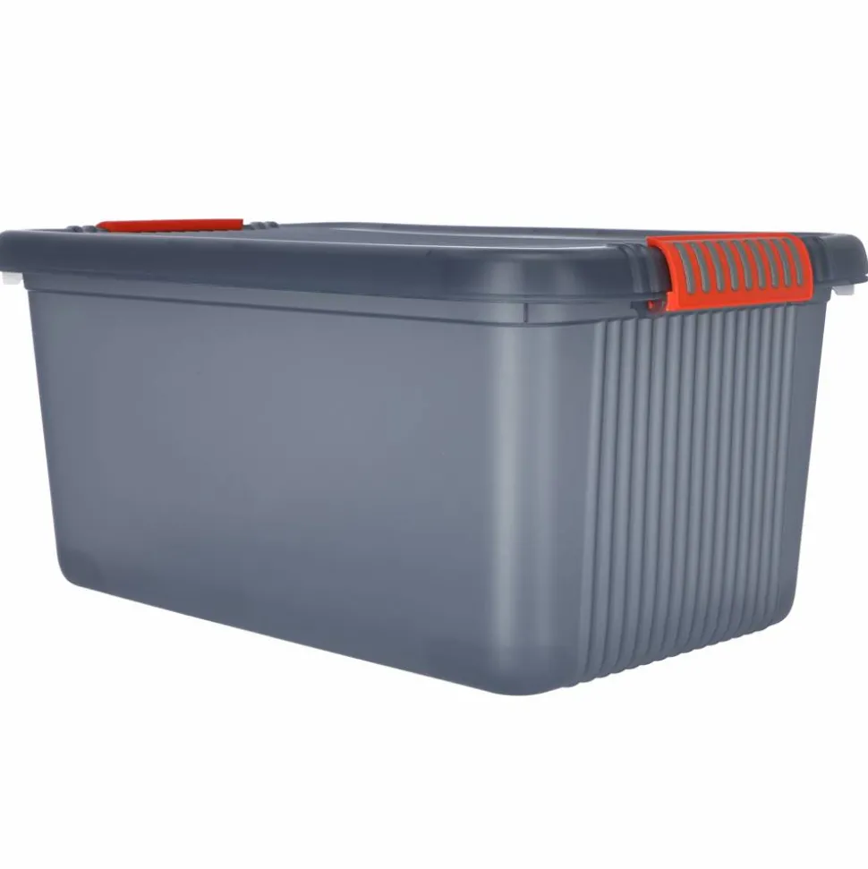 Aufbewahrungsbox 'K Latch M' grau 18 x 39 x 59 cm 28 l
