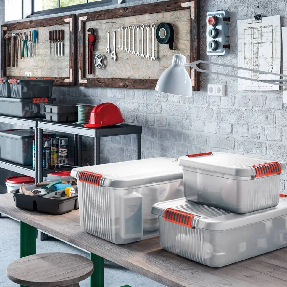Aufbewahrungsbox 'K Latch XXL' transparent 45 x 39 x 59 cm 69 l