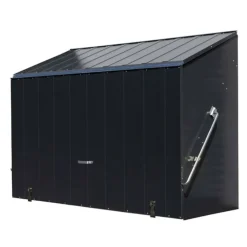Aufbewahrungsbox 'Sesame' anthrazit Stahl 76 x 185 x 139 cm