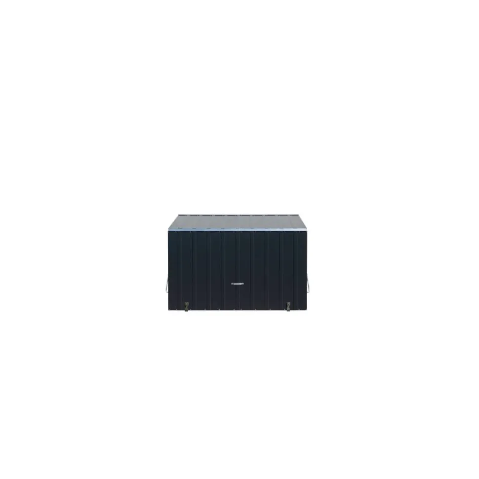 Aufbewahrungsbox 'Sesame' anthrazit Stahl 76 x 185 x 139 cm