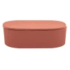 Aufbewahrungsbox 'Takeo' Bambus terracotta 18,5 x 12,5 x 7,9 cm