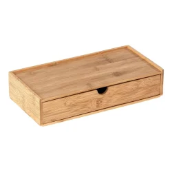 Aufbewahrungsbox 'Terra' Bambus mit Schublade 28 x 14 x 6 cm
