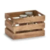 Aufbewahrungskiste 'Vintage' braun 31 x 19,5 x 21 cm