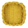 Aufbewahrungskorb 'Melara' Baumwolle, Polyester gelb 21,5 x 7,5 x 21,5 cm