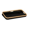 Aufbewahrungskorb Polyester, Bambus schwarz 54 x 26 x 36 cm