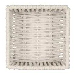 Aufbewahrungskorb 'Zovo' Baumwolle, Polyester beige 20 x 10 x 20 cm