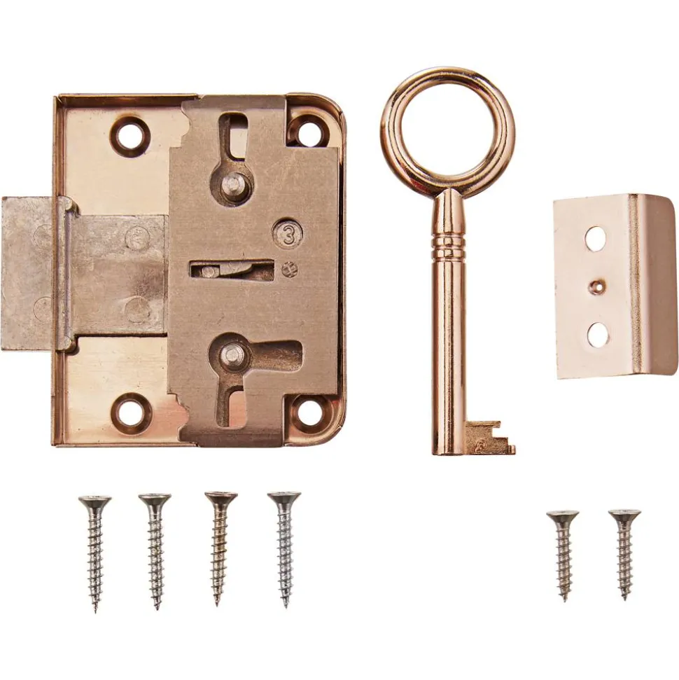 Aufschraubschloss Metall 49 x 58,5 x 9,5 mm