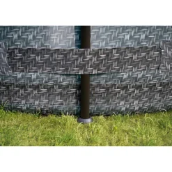 Aufstellpool 'Elite Frame' Rattan-Optik grau Ø 488 x 122 cm
