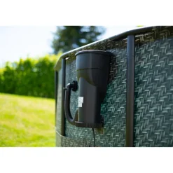 Aufstellpool 'Elite Frame' Rattan-Optik grau Ø 549 x 132 cm
