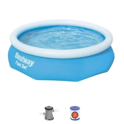 Aufstellpool 'Fast Set™' blau/weiß rund Ø 305 x 76 cm