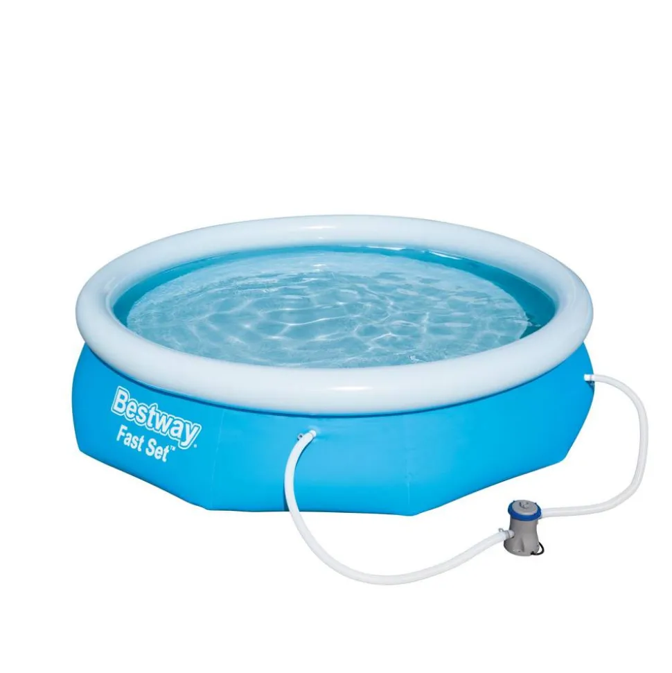Aufstellpool 'Fast Set™' blau/weiß rund Ø 305 x 76 cm