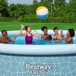 Aufstellpool-Set 'Fast Set™' Ø 396 x 84 cm mit Filterpumpe