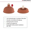 Ausgussreiniger Gummi Pömpel Ø 14 x 41 cm