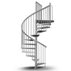 Aussenspindeltreppe 'Gardenspin' Metall Ø 185 cm