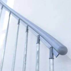Aussenspindeltreppe 'Gardenspin' Metall Ø 185 cm