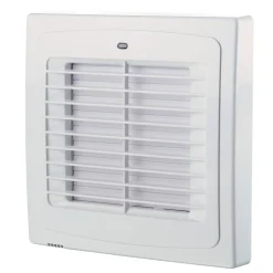 Axialventilator 'WDNLF B100' Ø 100 mm mit Nachlauf und Feuchtesensor